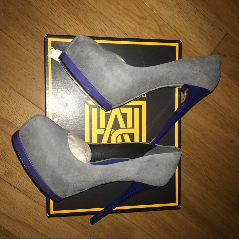 Grey heels